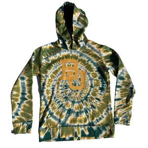 Baylor University Bears Tie Dye Pullover Hooded Sweatshirt Kids Youth Medium 7 8